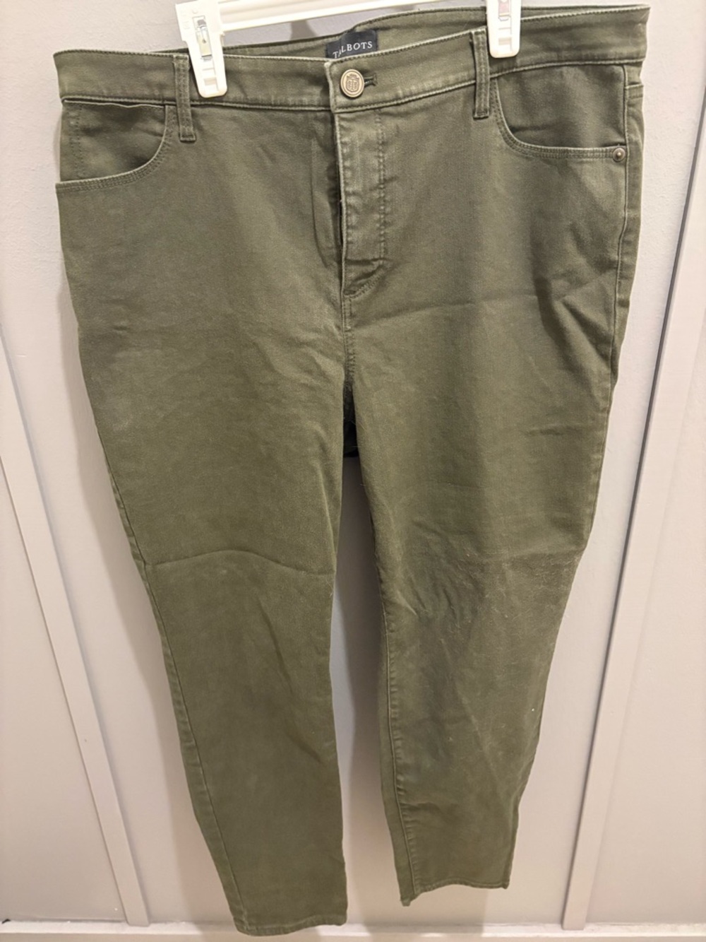 Talbots Olive Green Jeggings